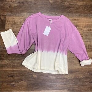 ISA & ELLA Sweatshirt Top XL NWT Yoga Top crop top